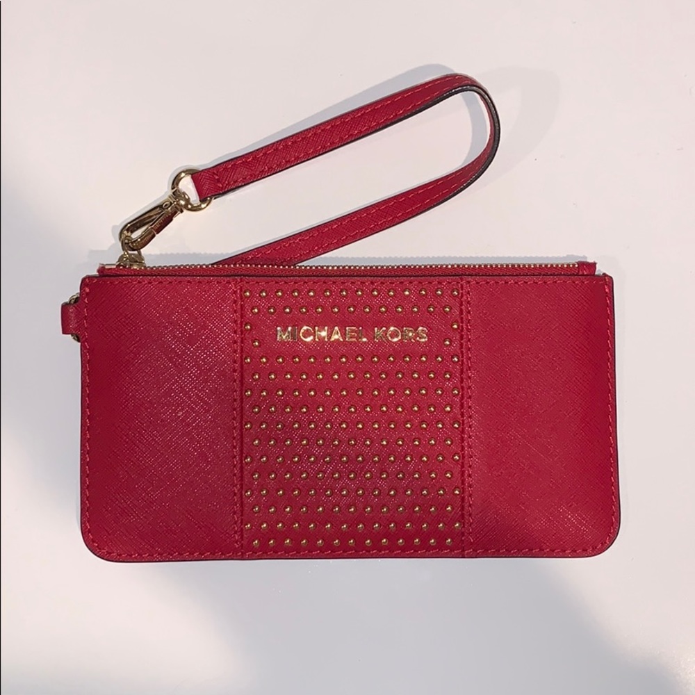 Michael Kors Studded Wristlet